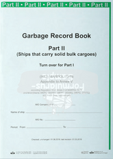 Garbage Record Book Part 1 & 2 (Ships that carry solid bulk cargoes)